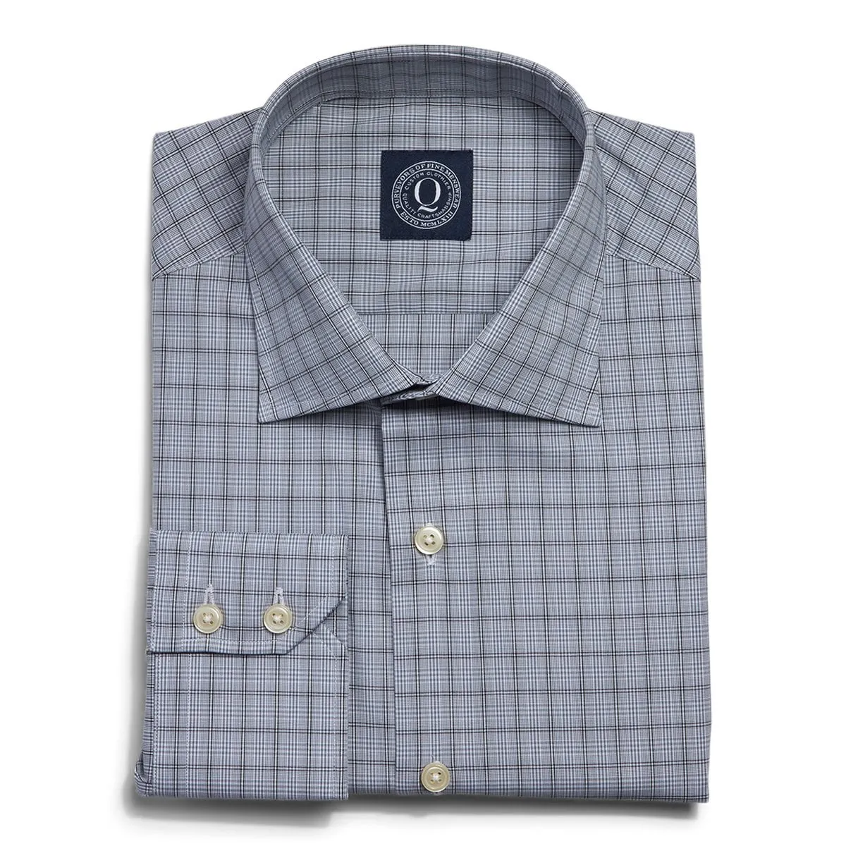 Stretch Suiting Check - Grey