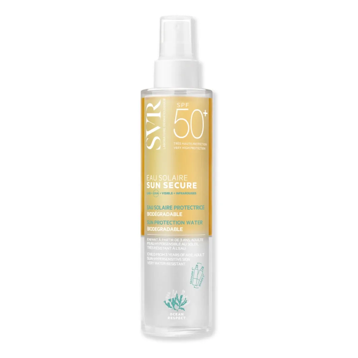 SVR Sun Secure aurinkosuojavesi SPF50  200 ml