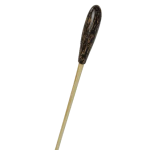 TAKT Baton 13" - Wooden Stick with Small Plain Tigerwood Handle