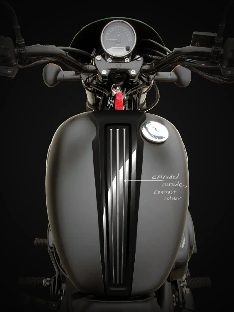 TankTie for Harley Davidson Street 750 by Saiga Parts