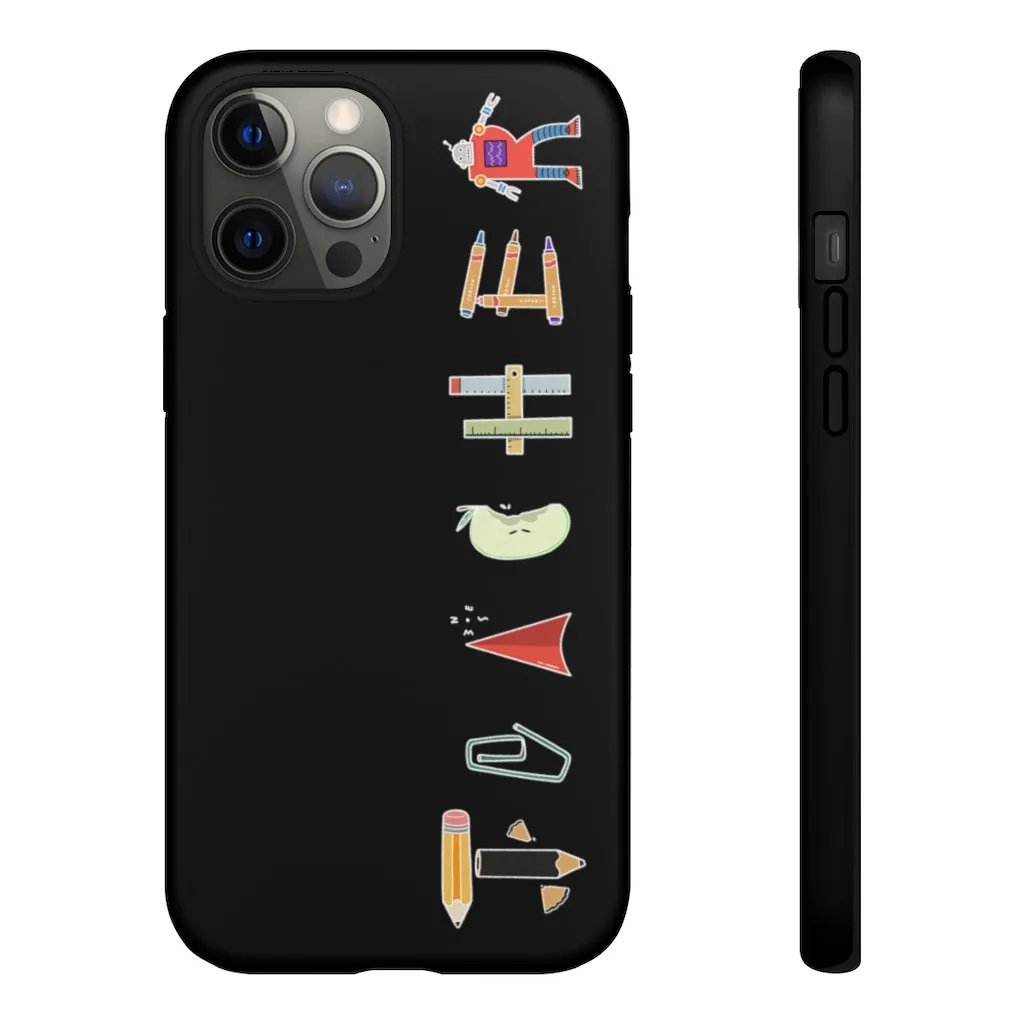 Teacher Objects iPhone Tough Case