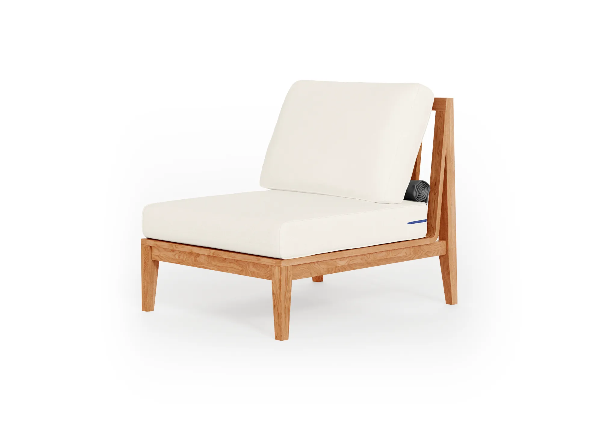 Teak Outdoor Armless Chair