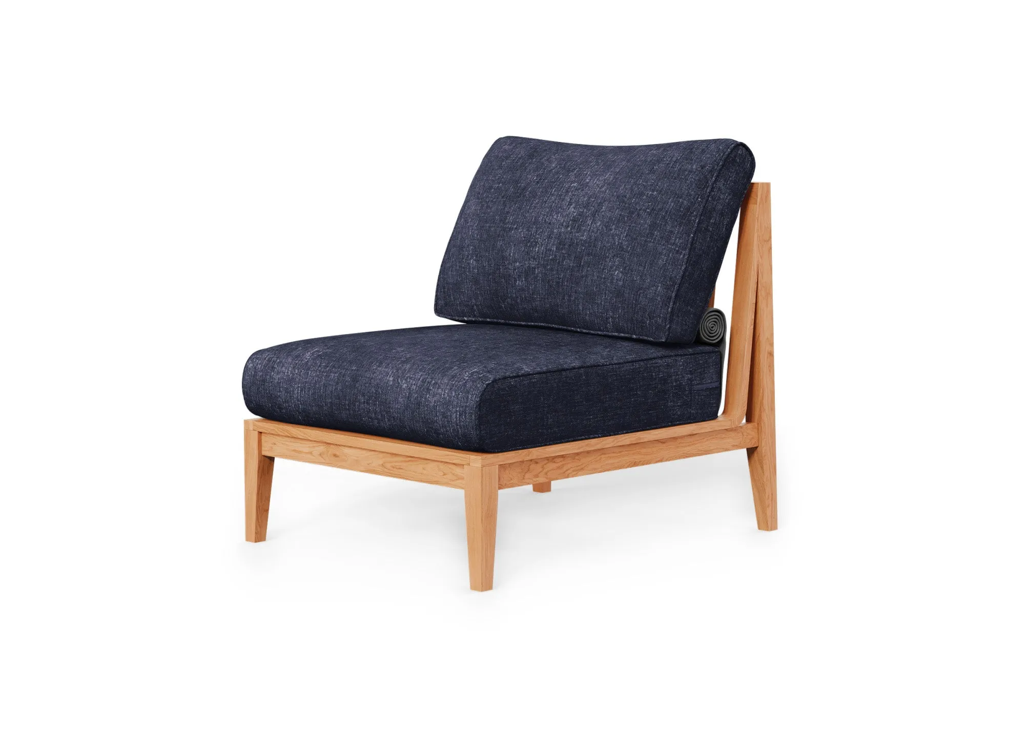 Teak Outdoor Armless Chair