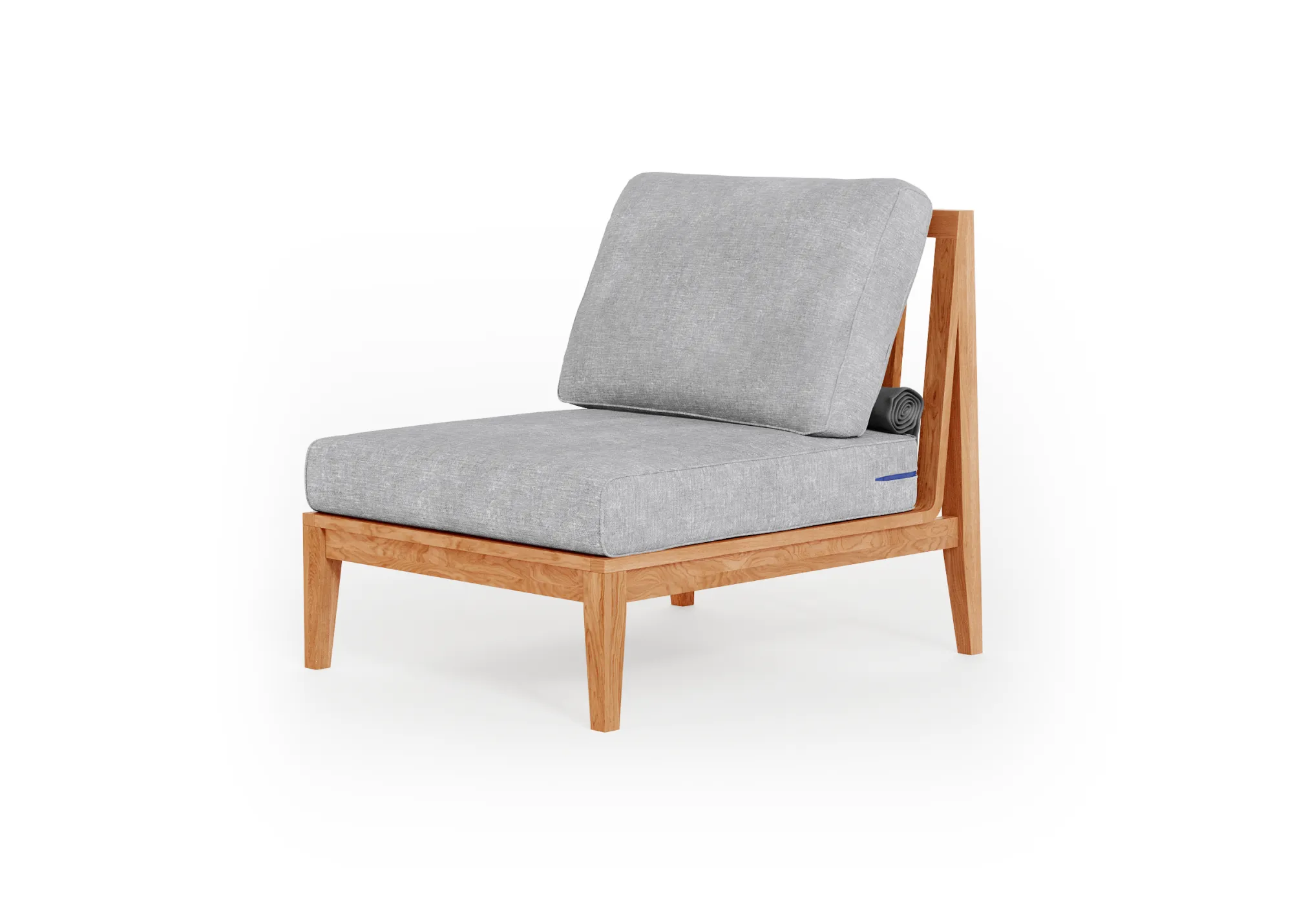 Teak Outdoor Armless Chair