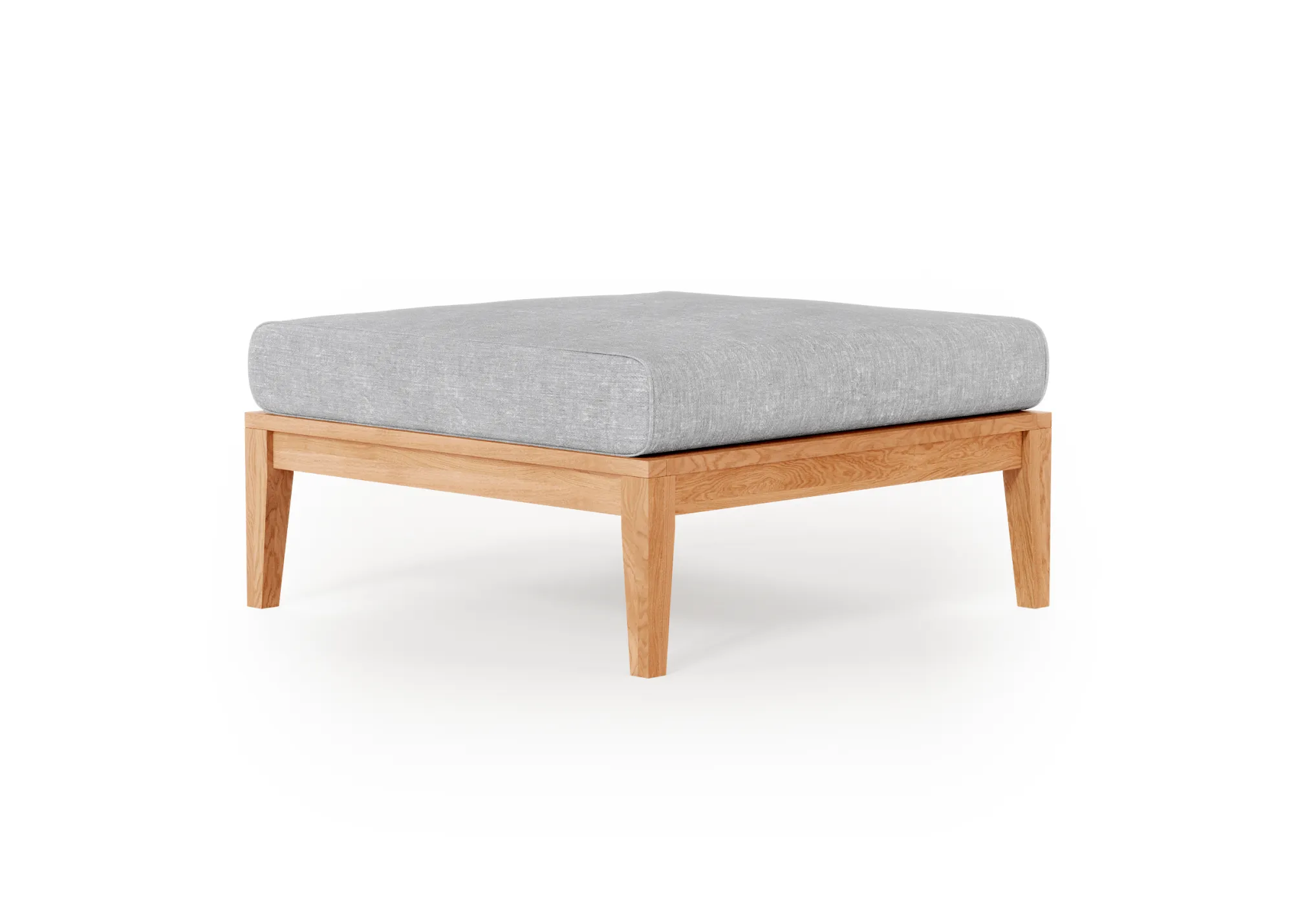 Teak Outdoor Ottoman
