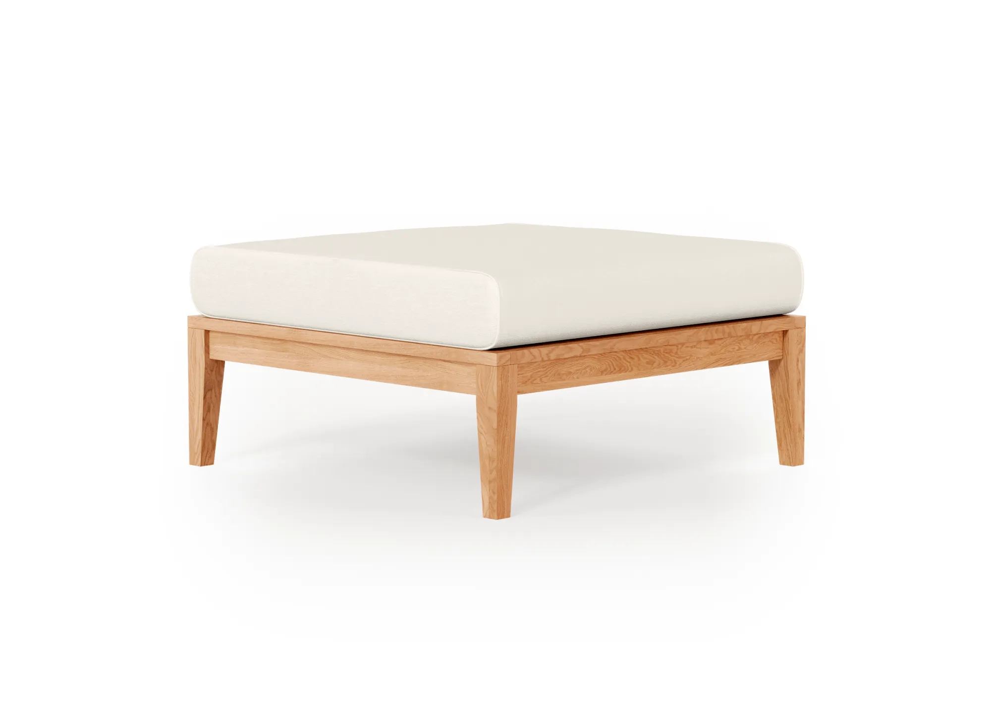 Teak Outdoor Ottoman