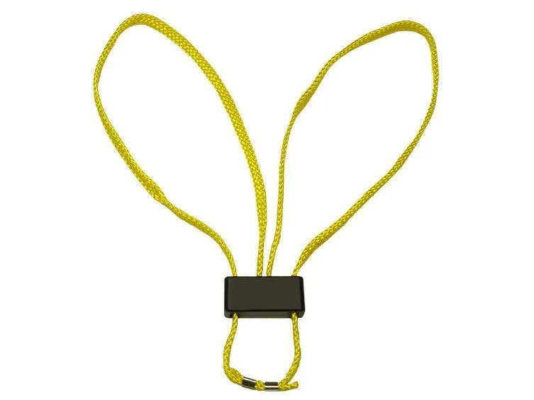 Textile disposable handcuffs (set of 5 pcs) – yellow