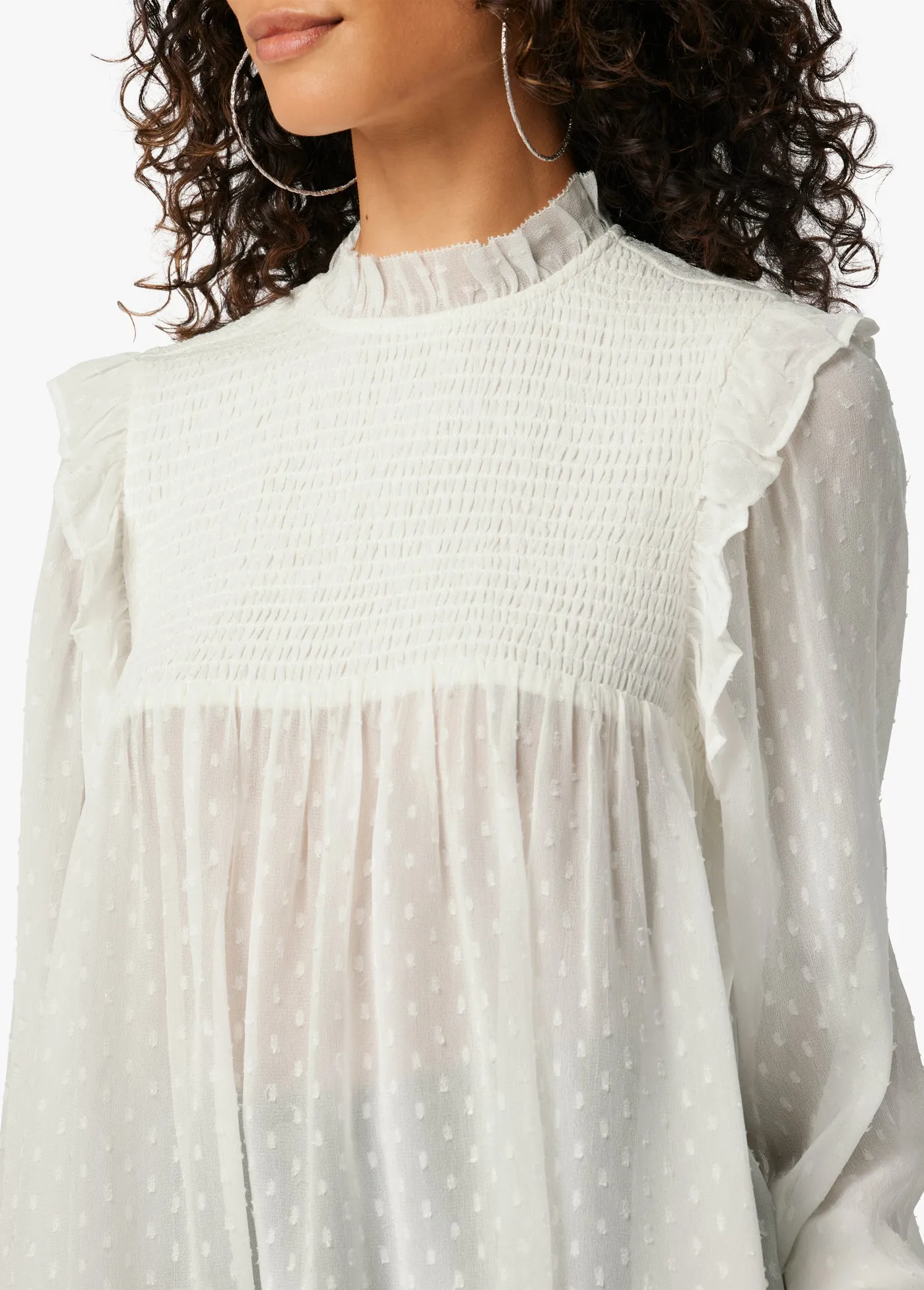 THE HARMONY SMOCKED BLOUSE