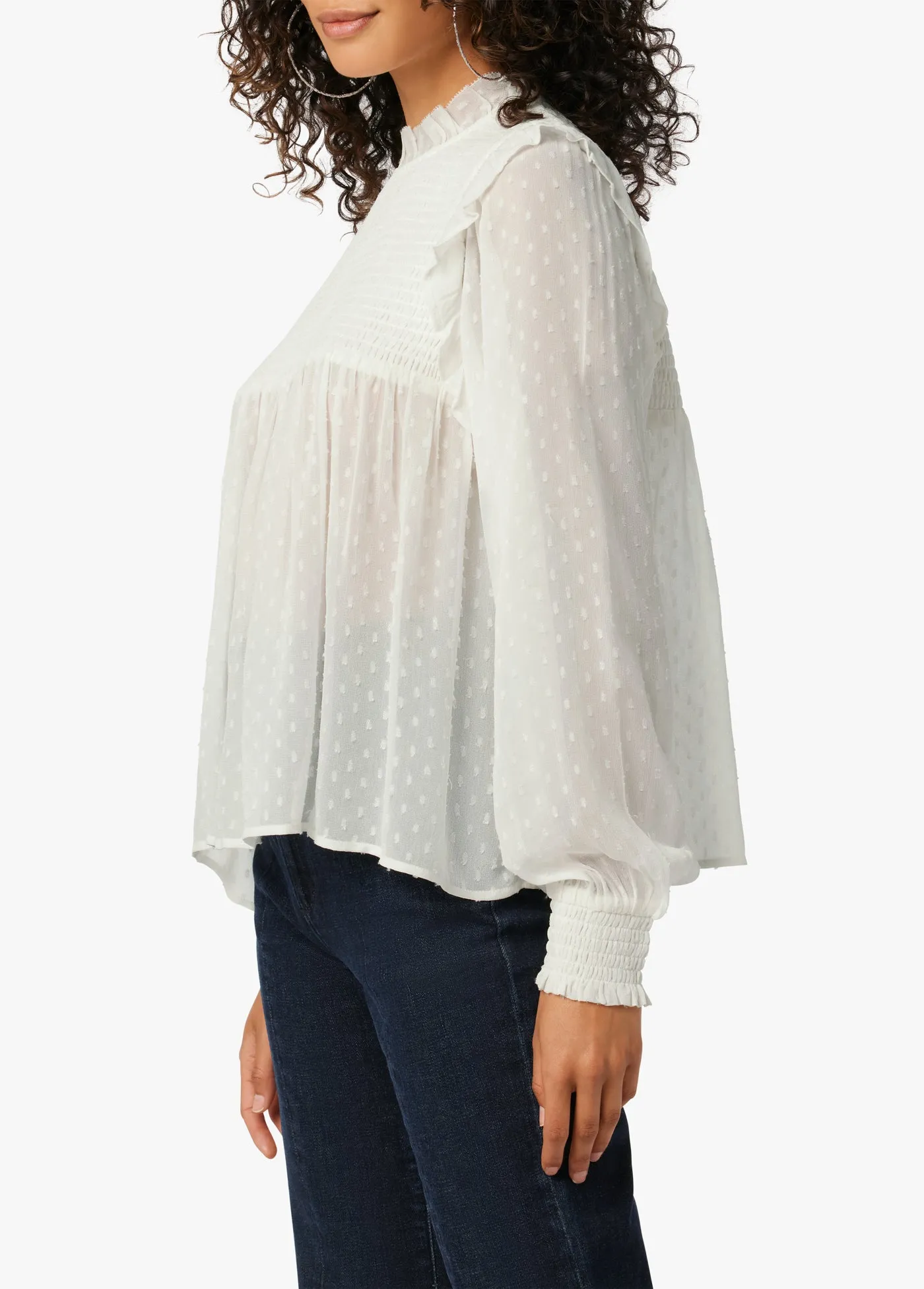 THE HARMONY SMOCKED BLOUSE