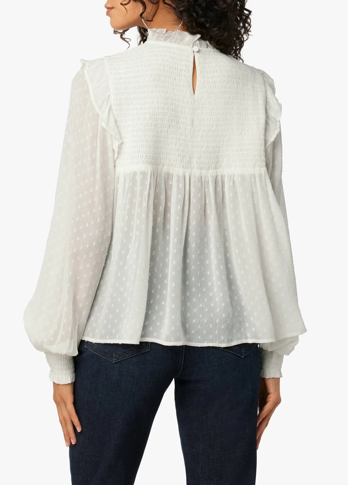 THE HARMONY SMOCKED BLOUSE