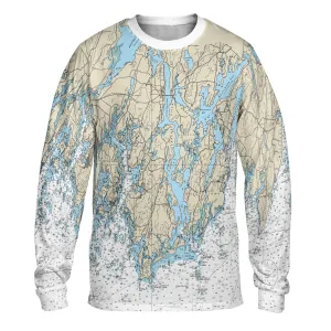 The Phippsburg and Kennebec River Long Sleeve Performance Tee