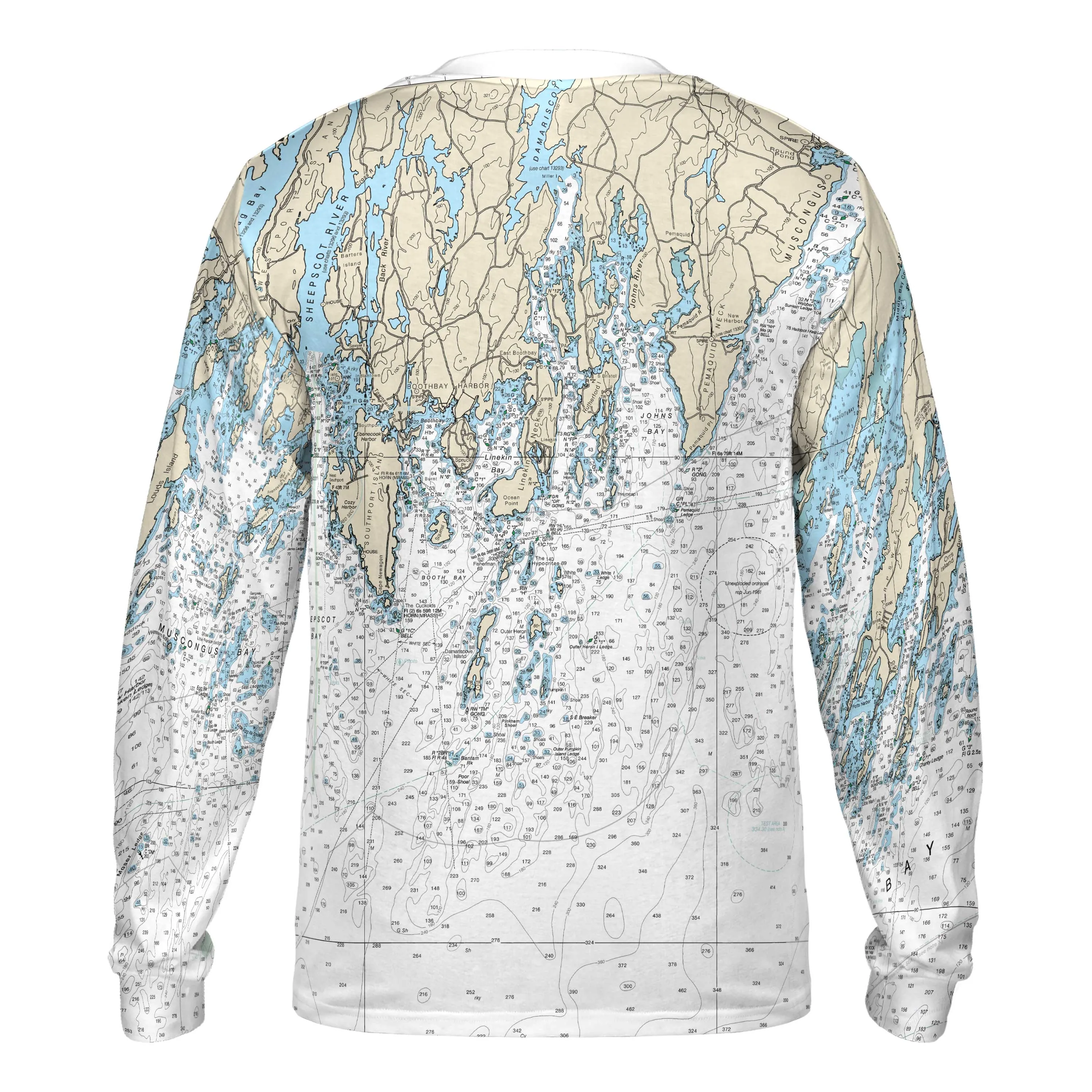 The Phippsburg and Kennebec River Long Sleeve Performance Tee