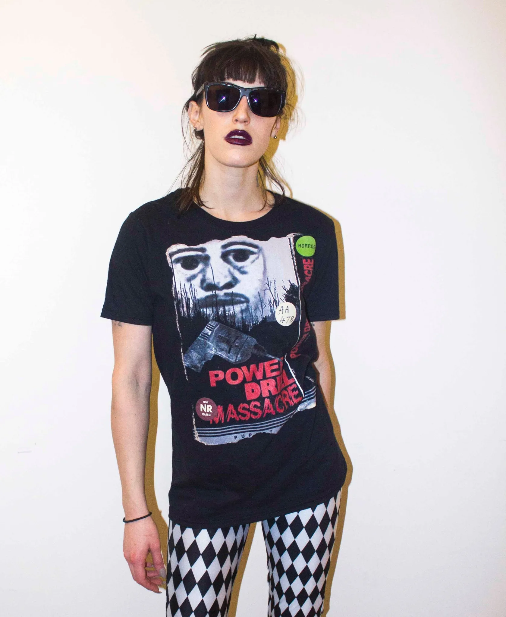 The Power Drill Massacre 'Police Sketch' VHS T-shirt