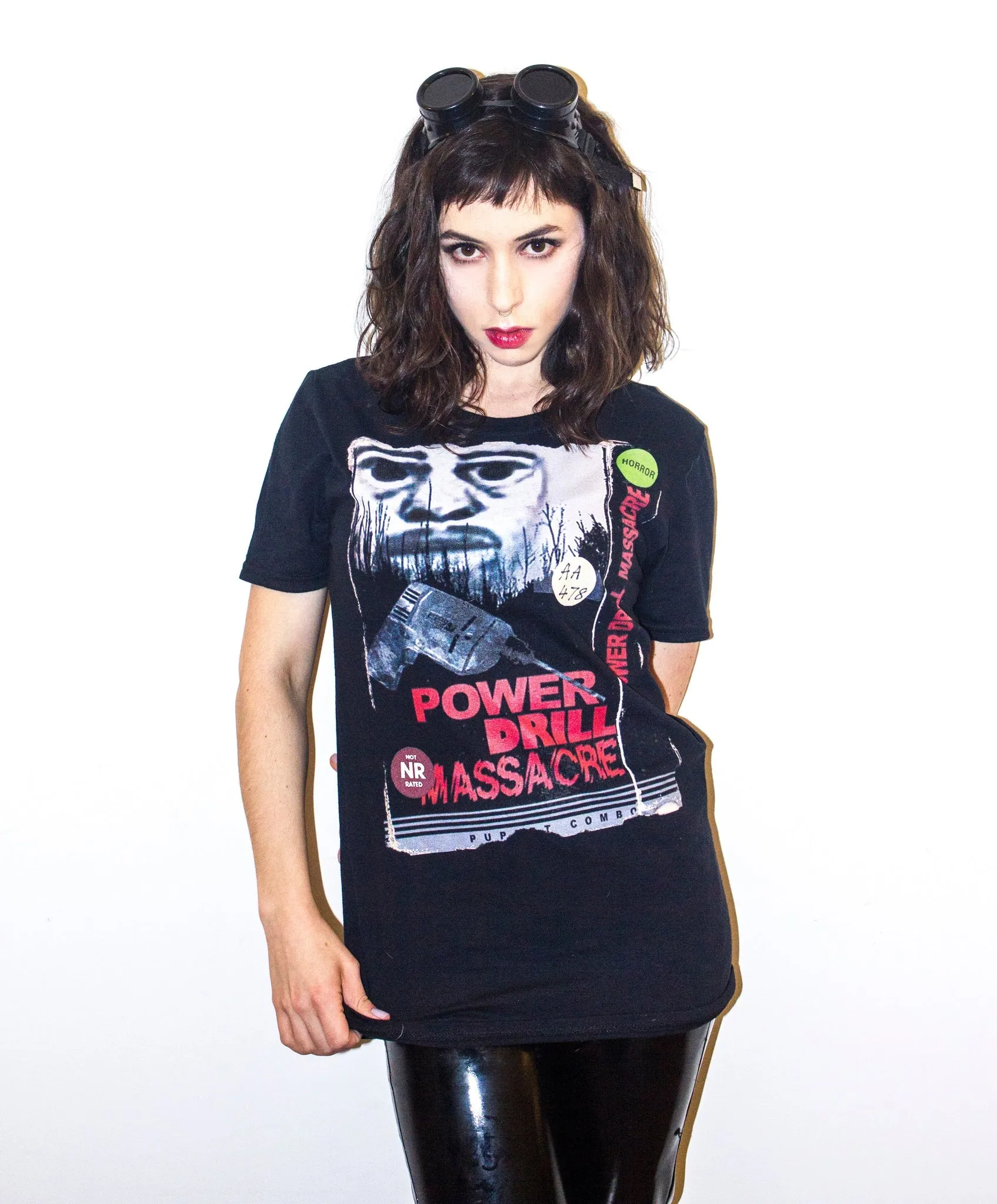 The Power Drill Massacre 'Police Sketch' VHS T-shirt