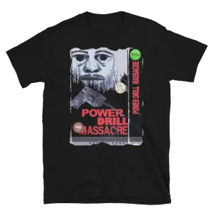 The Power Drill Massacre 'Police Sketch' VHS T-shirt