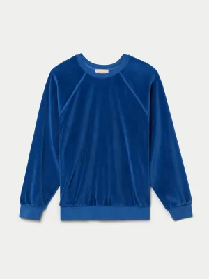 The Samos Oversized Sweatshirt in Velour