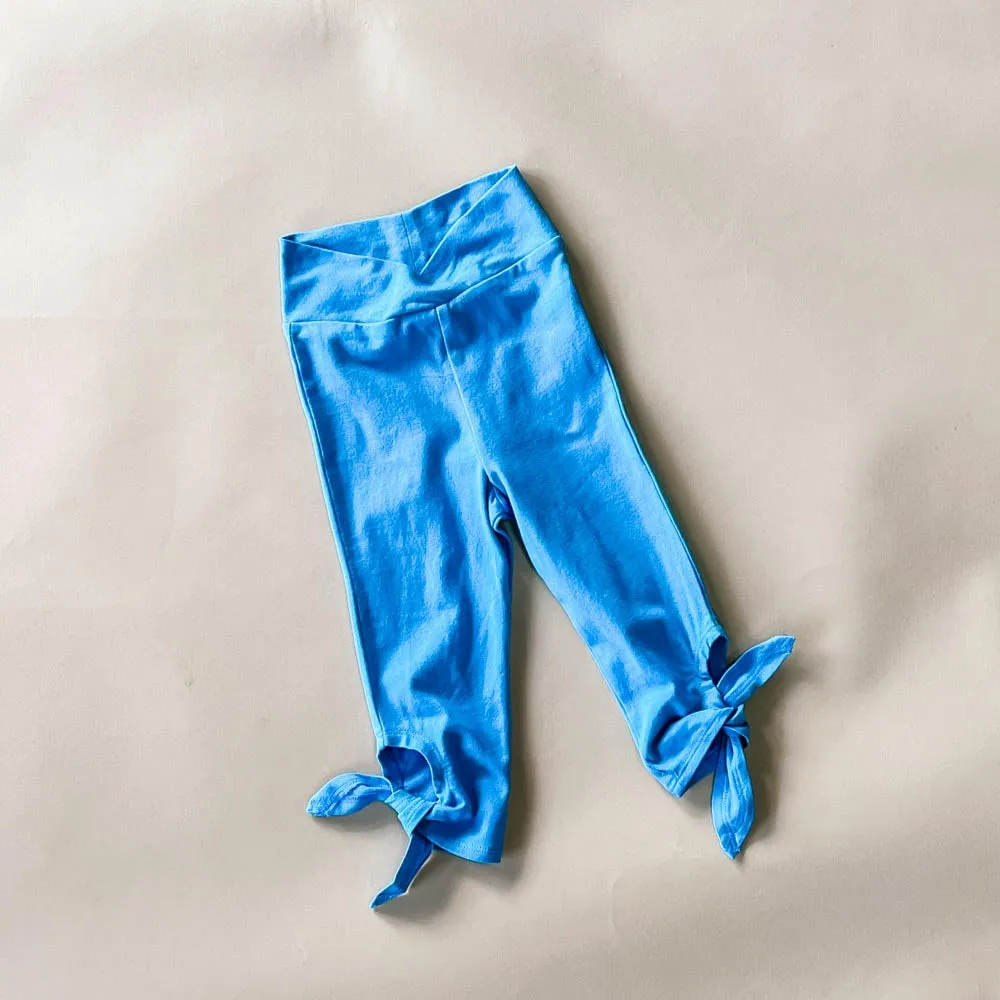 Tie-Capri Leggings | Pool
