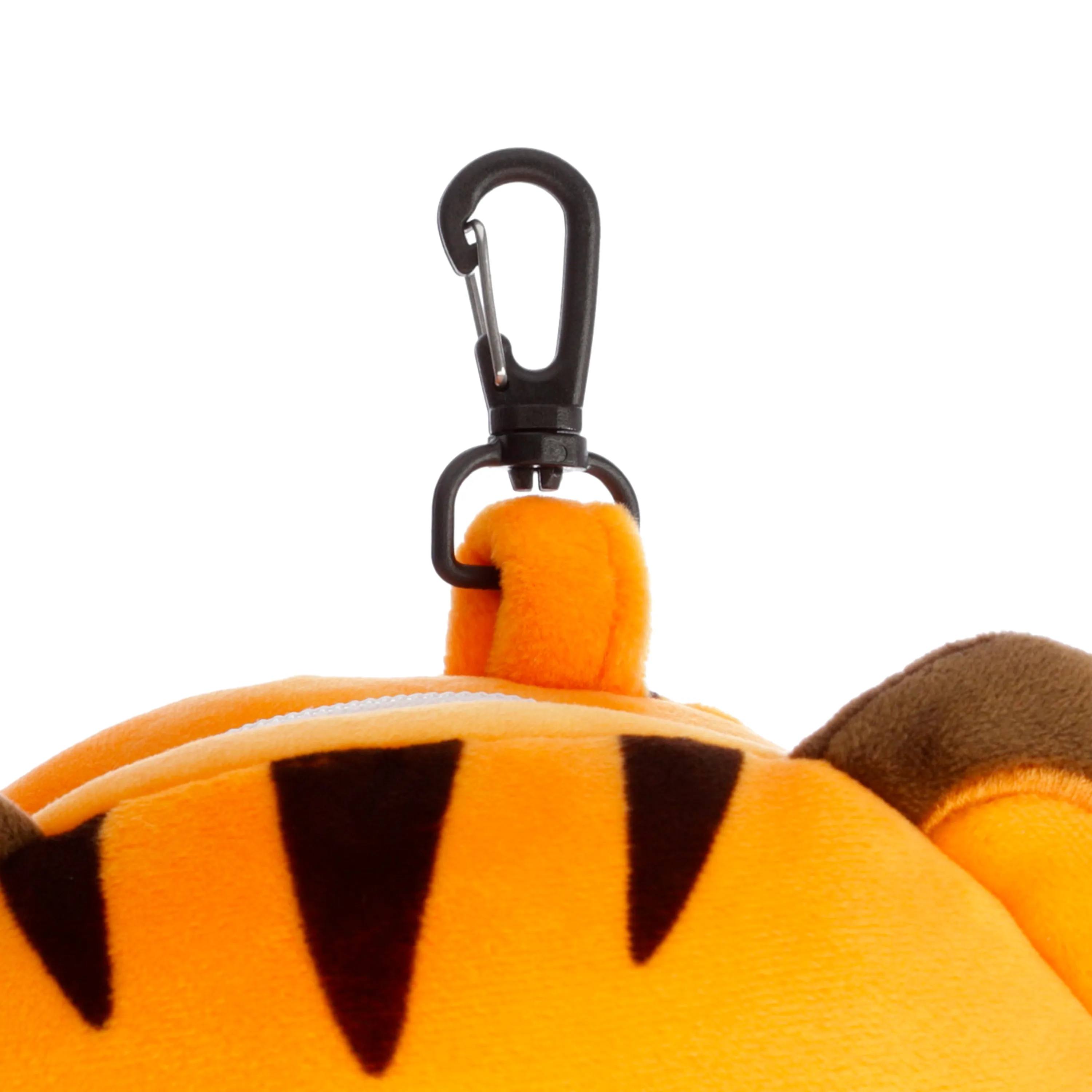 Tiger Relaxeazzz Plush Round Travel Pillow & Eye Mask Set