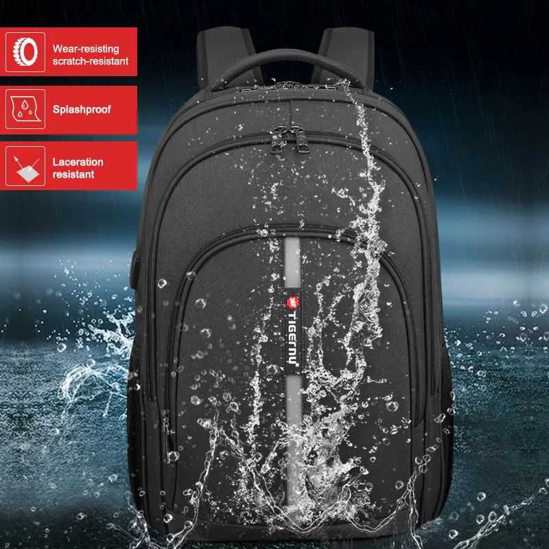 TIGERNU Laptop Backpack for Men Anti Theft Travel Backpacks Computer Work Backpack Fits 15.6 Inch Laptop