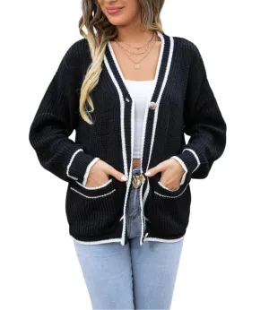 TimelessUtility Pocketed V-Neck Cardigan