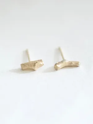 Tiny Twig Stud Earrings