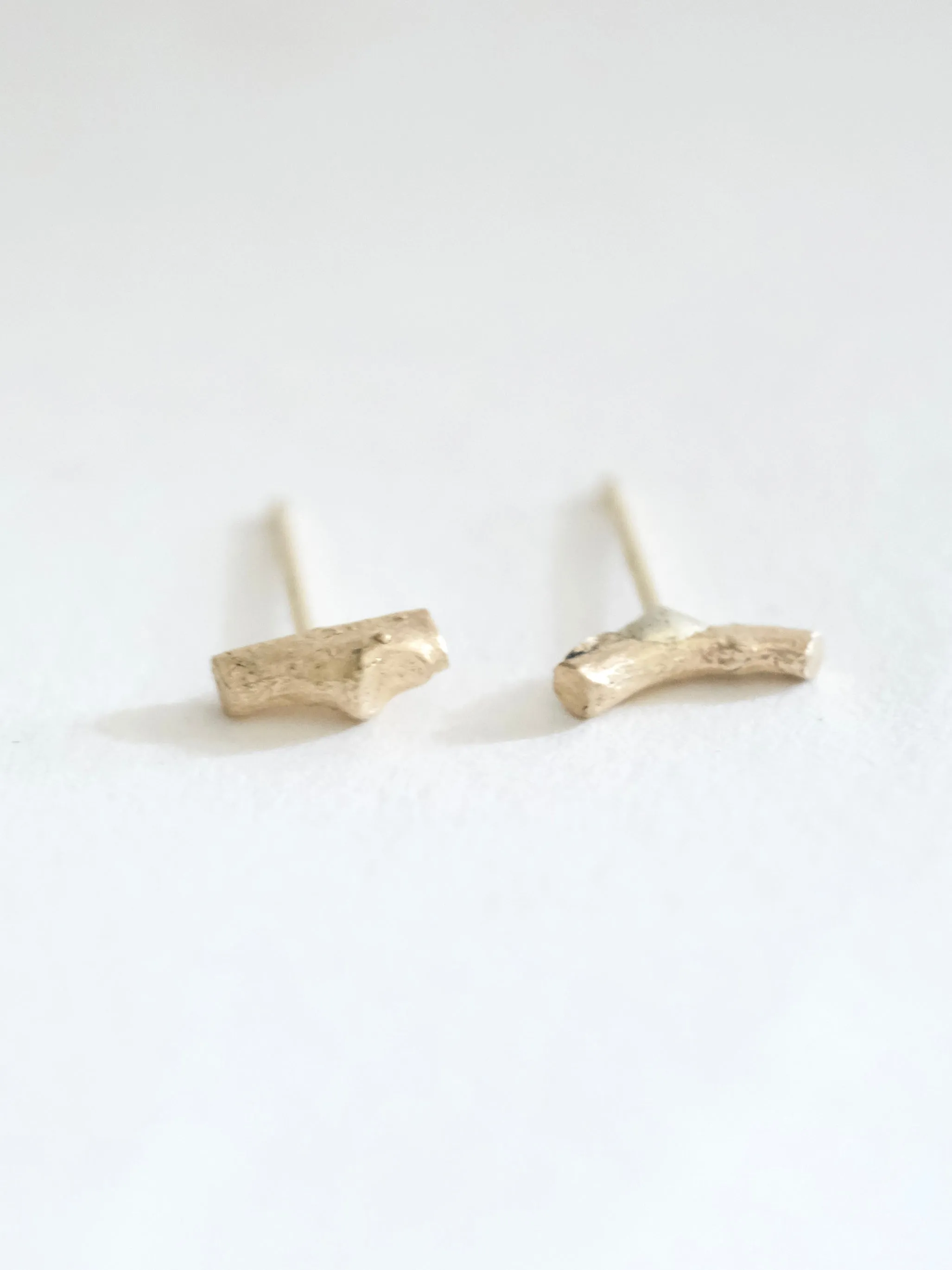 Tiny Twig Stud Earrings