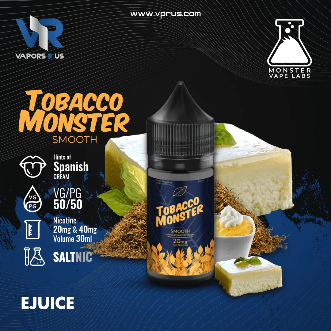 TOBACCO MONSTER - Smooth 30ml (SaltNic)