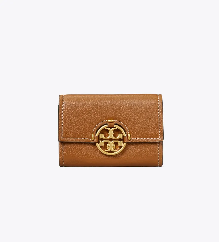 Tory Burch Light Umber Miller Mini Wallet - 79394