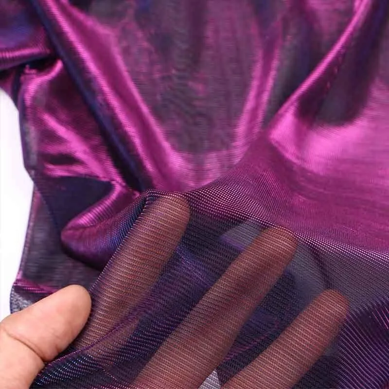 Transparent Glossy Round Neck T-shirt