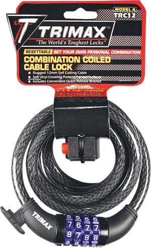 TRIMAX Combo and Cable Locks - 72"