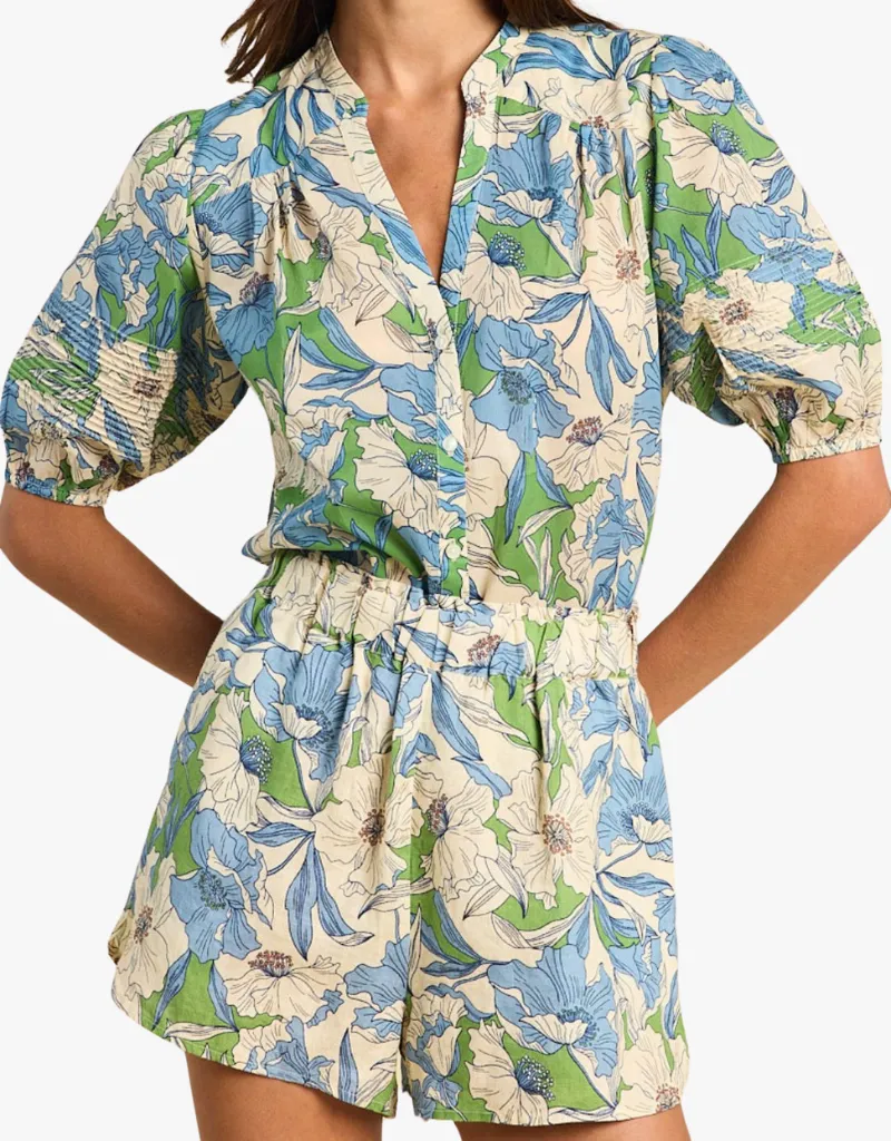 Trovata Loren Blouse in Oasis Floral