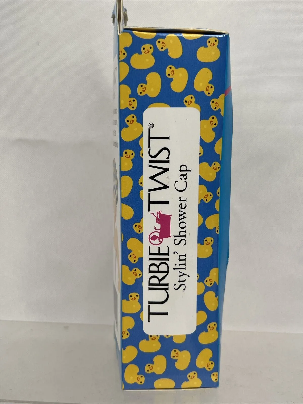 Turbie Twist Stylin Shower Cap Waterproof Secure Fit Reusable Rubber Ducky Print