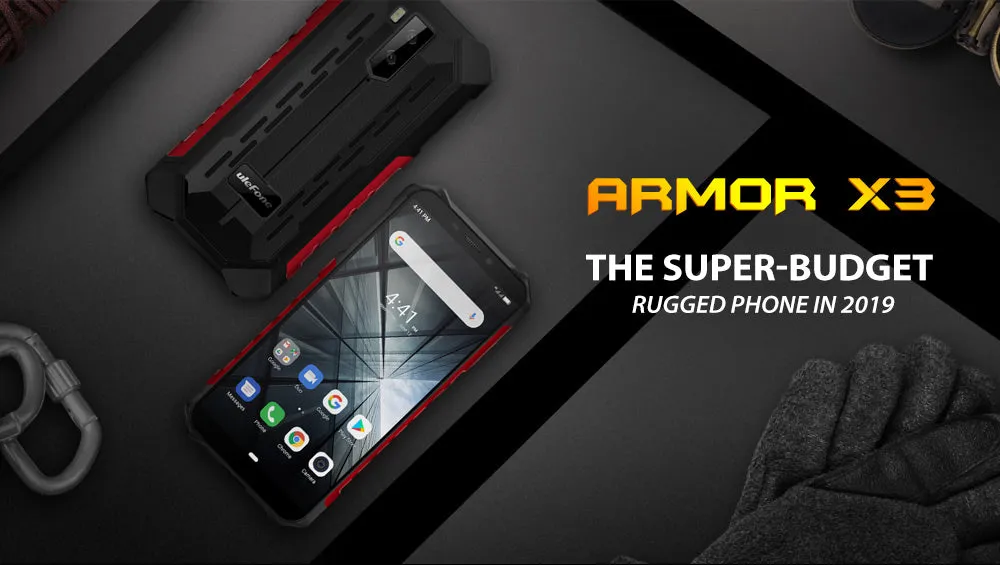 Ulefone Armor X3 IP68 Rugged Smartphone Silver