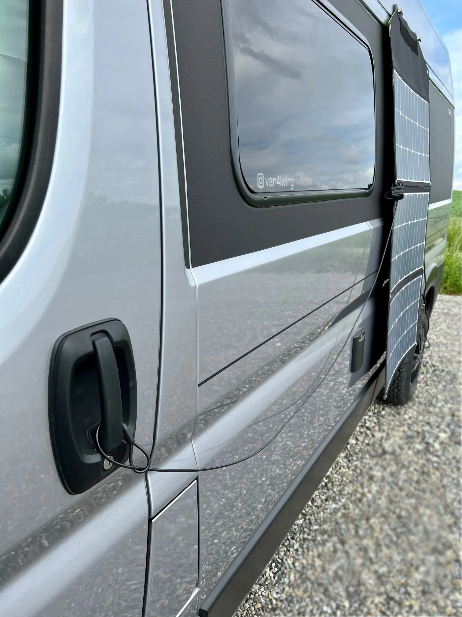 UN-Y-Lock Sicherungsseil für Solartasche, Stühle, Räder und mehr...