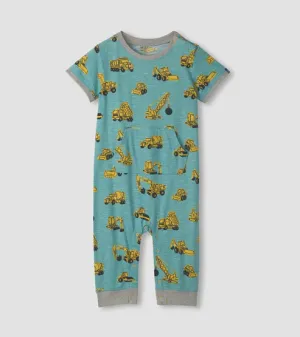 Under Construction Jersey Romper