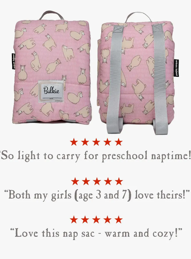 Urban Infant BULKIE Kids All-Purpose Sleep Mat w/ Cover - Llamas