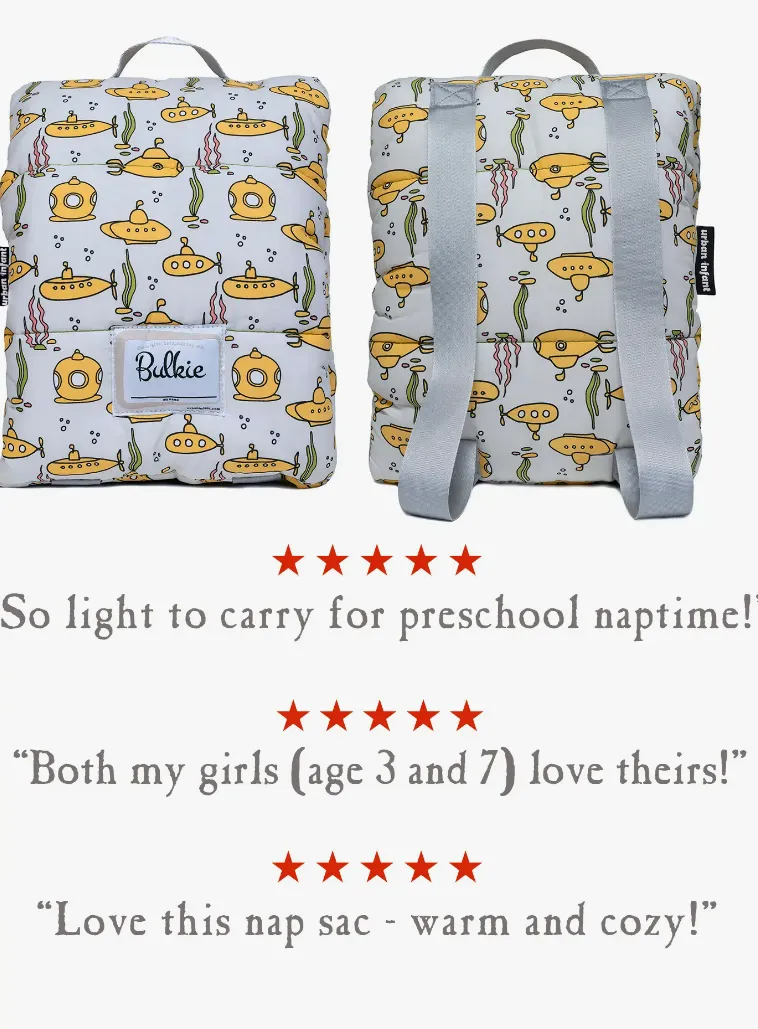 Urban Infant BULKIE Kids All-Purpose Sleep Mat w/ Cover - Submarines