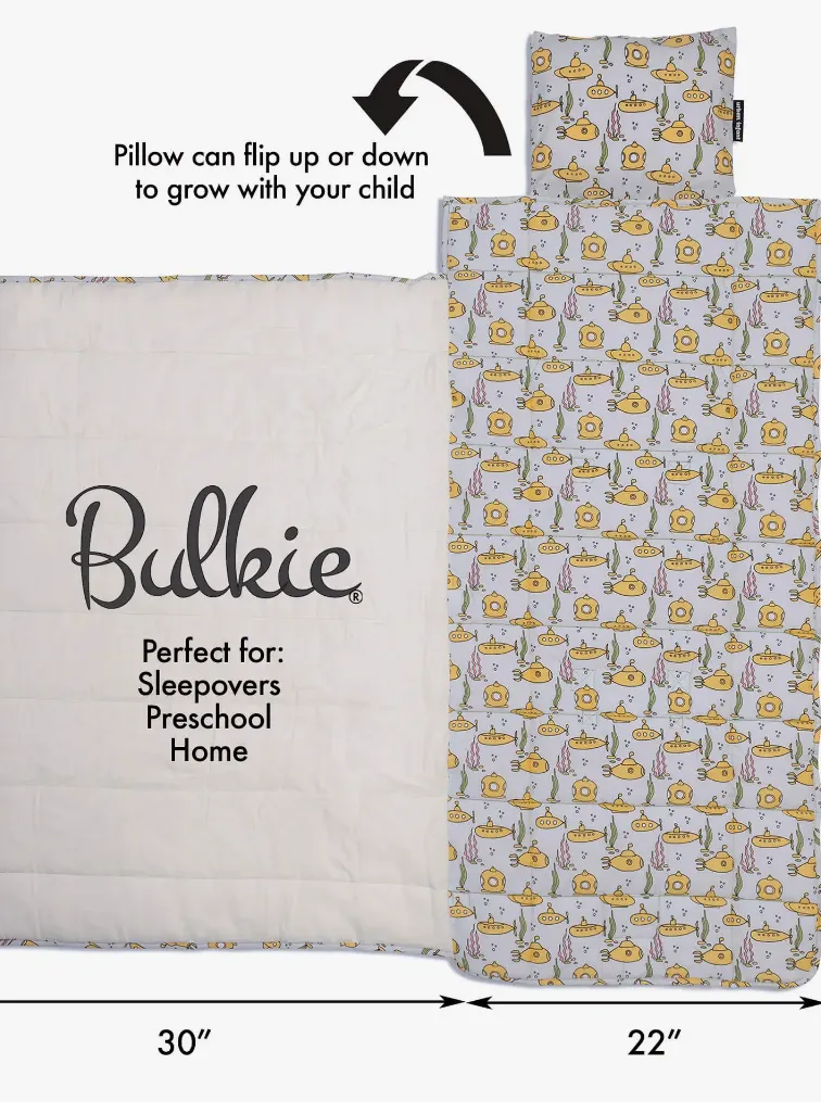 Urban Infant BULKIE Kids All-Purpose Sleep Mat w/ Cover - Submarines