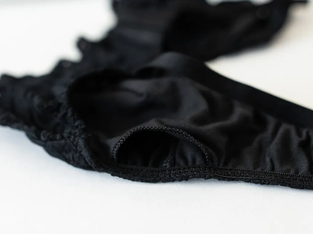 Vela Wireless Bra, Black