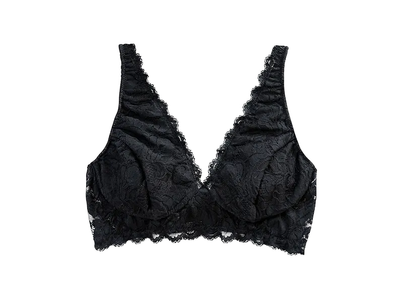 Vela Wireless Bra, Black