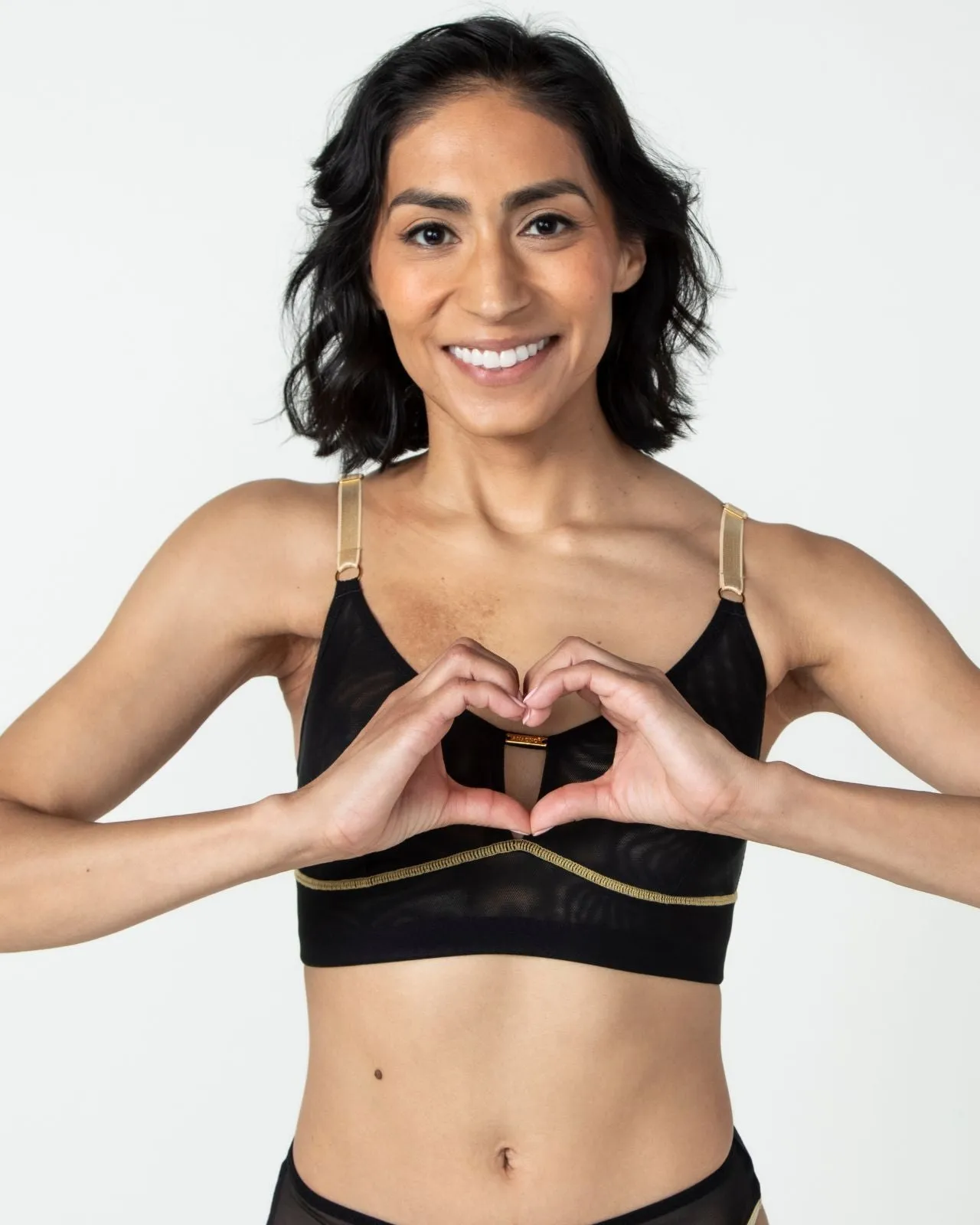 Victoria Mesh Keyhole Bralette