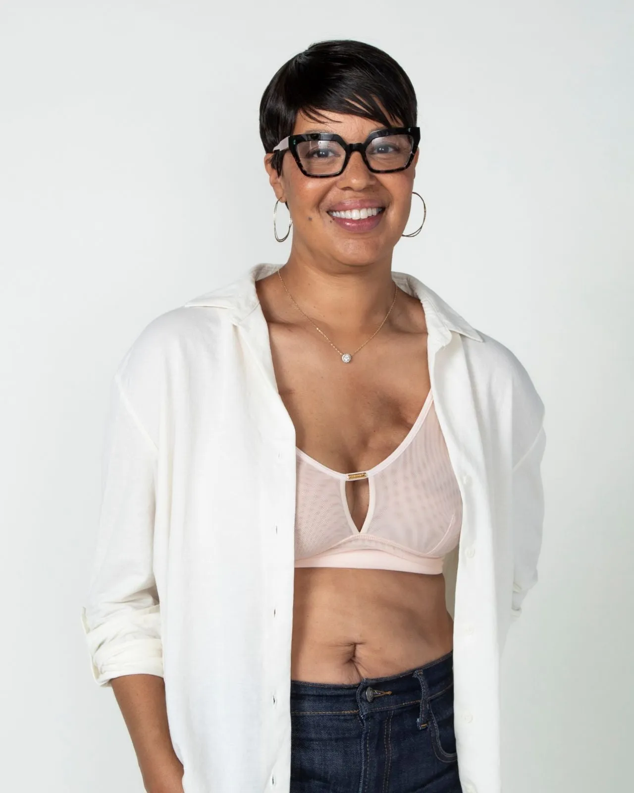 Victoria Mesh Keyhole Bralette