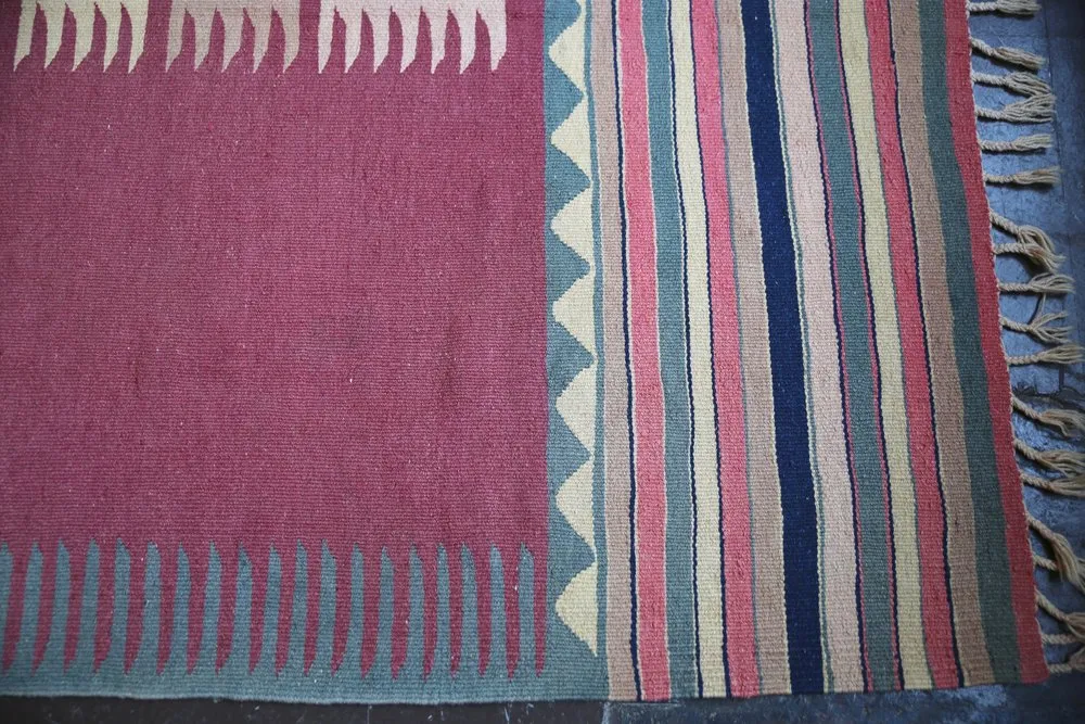 Vintage Bodrum Bos Kilim 4.7ftx7ft