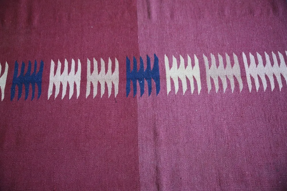 Vintage Bodrum Bos Kilim 4.7ftx7ft