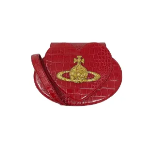 Vivienne Westwood Red Heart Crossbody Bag
