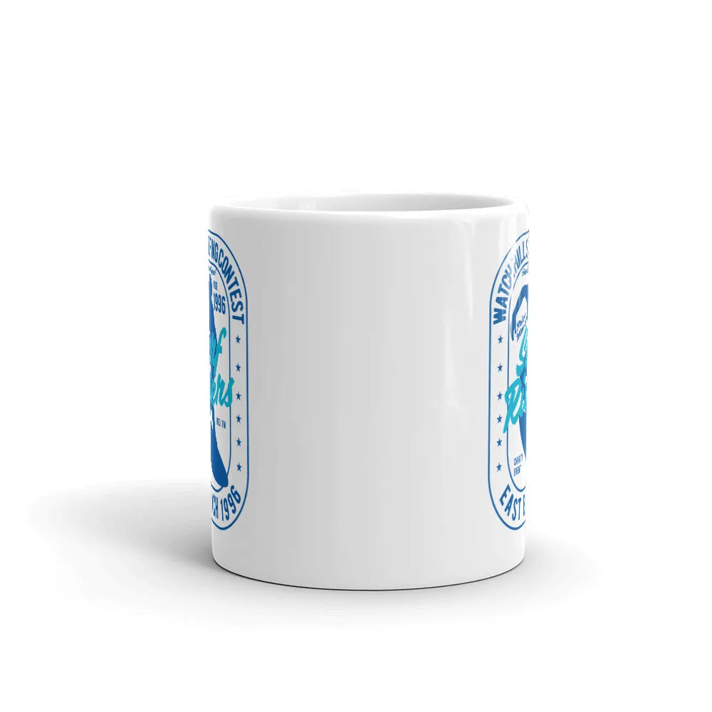 Watchill'n 'Surf RIder' Ceramic Mug - (Navy/Turquoise)