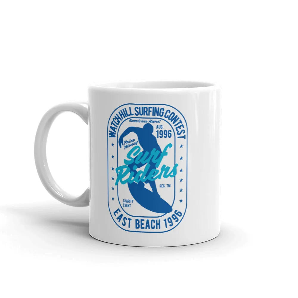Watchill'n 'Surf RIder' Ceramic Mug - (Navy/Turquoise)
