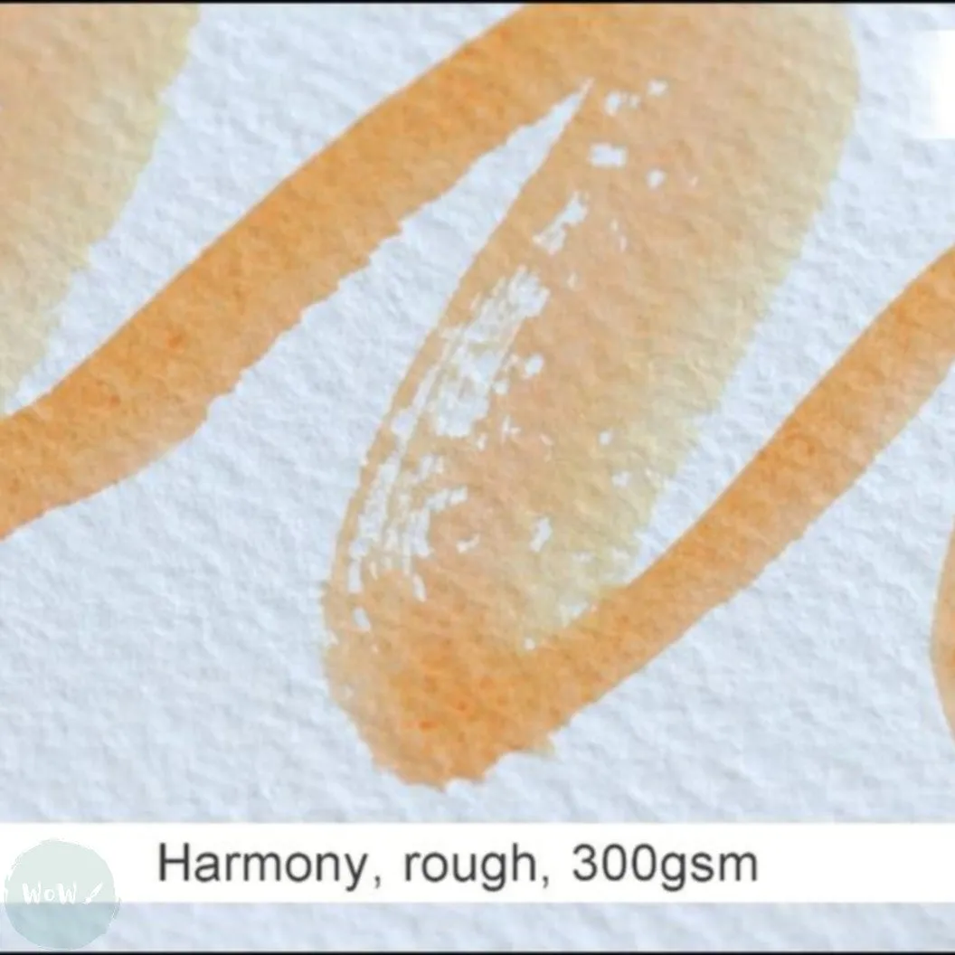 Watercolour Paper - BLOCK -  Hahnemuhle - HARMONY - 300gsm / 140lb - Hot Pressed - 9 x 12"