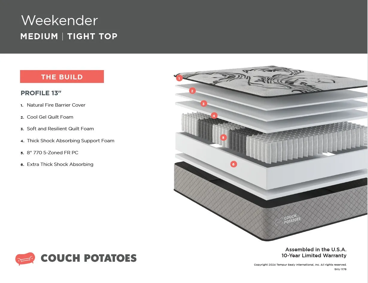 Weekender Medium TT Mattress