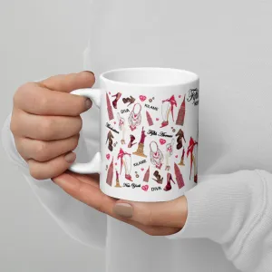White glossy mug 'Fifth Avenue'
